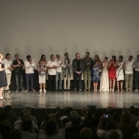 Crew of the film A STRANGER, Competition Programme - Feature Film, National Theatre, 2013, © Obala Art Centar