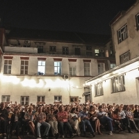 Audience, Kinoscope Programme, Film THE CONGRESS, Open Air Vatrogasac, Sarajevo, 2013, © Obala Art Centar