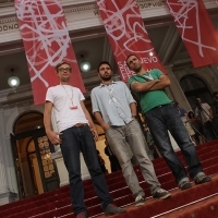 Crew of the film OMAR, Red Carpet, 2013, © Obala Art Centar