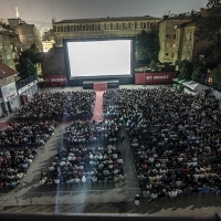 Audience, !hej Open Air Cinema, 2013, © Obala Art Centar