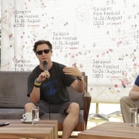 Coffee with ... Programme, Actor Emile Hirsch and Director David Gordon Green, Festival Square, 2013, © Obala Art Centar