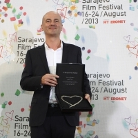 Festival Awards, Roberto Olla, Honorary Heart of Sarajevo, 19th Sarajevo Film Festival, National Theater, 2013, © Obala Art Centar 