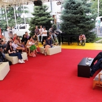 Pawel Pawlikowski - Director of the film IDA, Coffee With... Programme, Festival Square, Sarajevo Film Festival, 2014 (C) Obala Art Centar