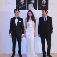 Cast of the film TREASURE, National Theatre, 21. Sarajevo Film Festival, 2015 (C) Obala Art Centar