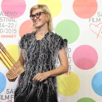 
Jasmila Žbanić, ONE DAY IN SARAJEVO, HUMAN RIGHTS AWARD, COMPETITION PROGRAMME – DOCUMENTARY FILM, National Theatre, 21. Sarajevo Film Festival, 2015 (C) Obala Art Centar