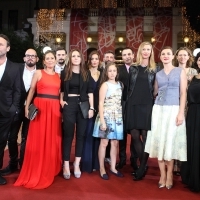 Director and casts of the film BACK HOME, Red Carpet, National Theatre Sarajevo, 21. Sarajevo Film Festival, 2015 (C) Obala Art Centar