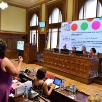 Conference “Women in today’s film industry: gender issues. Can we do better?”, Sarajevo City Hall, 21st Sarajevo Film Festival, 2015 (C) Obala Art Centar