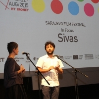 Screening of SUPERWORLD followed by Q&A Session with Kaan Müjdeci moderated by Nataša Govedarica, Competition Programme - Features, Nathional Theatre, 21. Sarajevo Film Festival, 2015 (C) Obala Art Centar