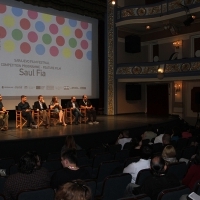 Competition Programme Press Conference SON OF SAUL, National Theatre, 21. Sarajevo Film Festival, 2015 (C) Obala Art Centar