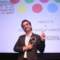 Atom Egoyan, recipient of the Honorary Heart of Sarajevo, Tribute to Programme, Cinema Meeting Point, 21. Sarajevo Film Festival, 2015 (C) Obala Art Centar