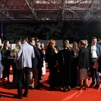 TV series Awards welcome drink, hosted by deadline, Festival Square, 28th Sarajevo Film Festival, 2022 (C) Obala Art Centar