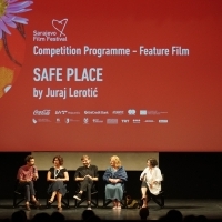 Press Conference Crew of the film Safe Place by Juraj Lerotić, National Theatre, 28th Sarajevo Film Festival, 2022 (C) Obala Art Centar