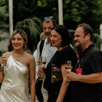 Festival Welcome Drink, Festival Square, 30th Sarajevo Film Festival, 2024 (C) Obala Art Centar