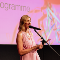 Elma Tataragić, Opening ceremony of Sarajevo Film Festival, National Theatre, 30th Sarajevo Film Festival, 2024 (C) Obala Art Centar