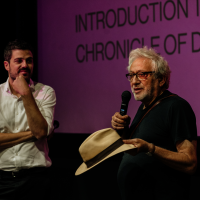 Jovan Marjanović and Elia Suleiman, Tribute to: Elia Suleiman, Meeting Point Cinema,  30th Sarajevo Film Festival, 2024 (C) Obala Art Centar