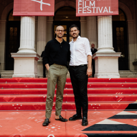 Cord Jefferson and Jovan Marjanović, Red Carpet, National Theatre, 30th Sarajevo Film Festival, 2024 (C) Obala Art Centar