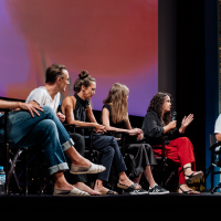 Crew: FAMILY THERAPY, Press conference of FAMILY THERAPY by Sonja Prosenc, National Theatre, 30th Sarajevo Film Festival, 2024 (C) Obala Art Centar