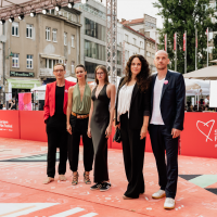 Cast: Family Therapy, Red Carpet, National Theatre, 30th Sarajevo Film Festival, 2024 (C) Obala Art Centar