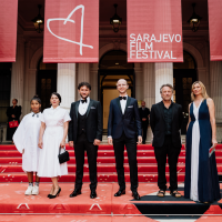 Crew: HOLY WEEK, Red Carpet, National Theatre, 30th Sarajevo Film Festival, 2024 (C) Obala Art Centar