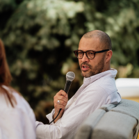 Grand Coffee with..., Cord Jefferson, Festival Square, 30th Sarajevo Film Festival, 2024 (C) Obala Art Centar