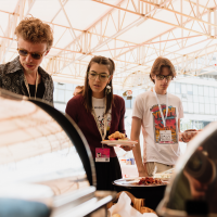 Festival Breakfast in partnership with Atlantic Group, Meggle and Coca-Cola, Festival Square, 30th Sarajevo Film Festival, 2024 (C) Obala Art Centar