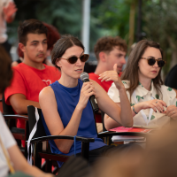 Docu Press Corner, Festival Square, 30th Sarajevo Film Festival, 2024 (C) Obala Art Centar