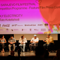 Press screening: HOLY ELECTRICITY, National Theatre, 30th Sarajevo Film Festival, 2024 (C) Obala Art Centar
