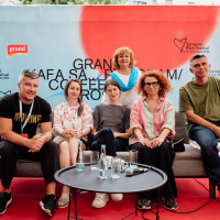 Docu Press Corner, Festival Square, 30th Sarajevo Film Festival, 2024 (C) Obala Art Centar