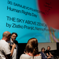 Human Rights Day panel discussion, Cineplexx Cinema, 30th Sarajevo Film Festival, 2024 (C) Obala Art Centar