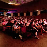 Masterclass - Elia Suleiman, Festival Center (BKC), 30th Sarajevo Film Festival, 2024 (C) Obala Art Centar