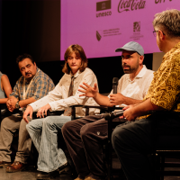 Press screening: HOLY ELECTRICITY, National Theatre, 30th Sarajevo Film Festival, 2024 (C) Obala Art Centar
