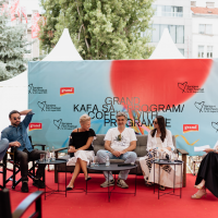 Grand Coffee with..., Crew: GYM, Festival Square, 30th Sarajevo Film Festival, 2024 (C) Obala Art Centar
