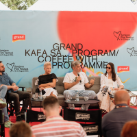 Grand Coffee with..., Crew: GYM, Festival Square, 30th Sarajevo Film Festival, 2024 (C) Obala Art Centar
