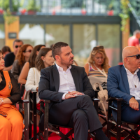 Panel on Urban Mobility, Festival Square, 30th Sarajevo Film Festival, 2024 (C) Obala Art Centar
