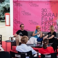 Avant Premiere Press Corner: SMASHING IT, Festival Square, 30th Sarajevo Film Festival, 2024 (C) Obala Art Centar
