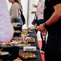 Festival breakfast in partnership with Advantage Austria, Festival Garden, 30th Sarajevo Film Festival, 2024 (C) Obala Art Centar