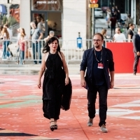 Tomislav Topić and Mira Staleva, Jury, Red Carpet, National Theatre, 30th Sarajevo Film Festival, 2024 (C) Obala Art Centar
