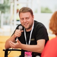 Docu Press Corner, Festival Square, 30th Sarajevo Film Festival, 2024 (C) Obala Art Centar
