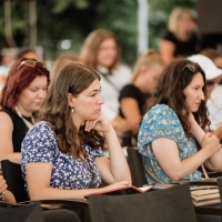 Docu Press Corner, Festival Square, 30th Sarajevo Film Festival, 2024 (C) Obala Art Centar
