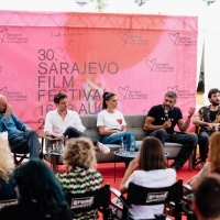 Avant Premiere Press Corner: OPERATION SABRE, Festival Square, 30th Sarajevo Film Festival, 2024 (C) Obala Art Centar
