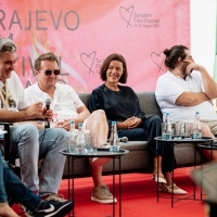 Avant Premiere Press Corner: TENDER, Festival Square, 30th Sarajevo Film Festival, 2024 (C) Obala Art Centar
