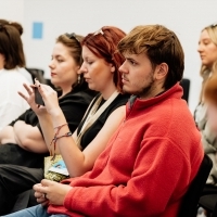 Talk with Mohamed Jabaly, European House, 30th Sarajevo Film Festival, 2024 (C) Obala Art Centar
