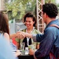 Festival breakfast in partnership with Atlantic Group, Coca-Cola and Meggle, Festival Square, 30th Sarajevo Film Festival, 2024 (C) Obala Art Centar
