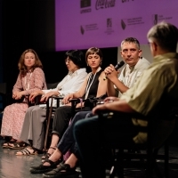 Press conference of the film THE EDITORIAL OFFICE, National Theatre, 30th Sarajevo Film Festival, 2024 (C) Obala Art Centar
