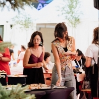 Festival breakfast in partnership with Atlantic Group, Coca-Cola and Meggle, Festival Square, 30th Sarajevo Film Festival, 2024 (C) Obala Art Centar