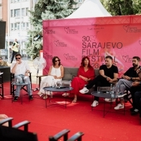 Avant Premiere Press Corner: THE HOLLOW, Festival Square, 30th Sarajevo Film Festival, 2024 (C) Obala Art Centar
