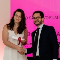 Awarding of the Arman Soldin scholarship, Talents Sarajevo House (European House of Culture and National Minorities), 30th Sarajevo Film Festival, 2024 (C) Obala Art Centar