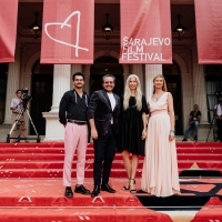 Crew: THREE KILOMETRES TO THE END OF THE WORLD , Red Carpet, National Theatre, 30th Sarajevo Film Festival, 2024 (C) Obala Art Centar
