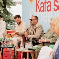 Grand Coffee with..., Crew: The Pavillion, Festival Square, 31st Sarajevo Film Festival, 2025 (C) Obala Art Centar