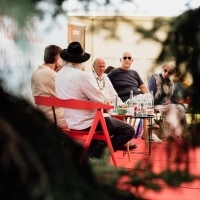 Grand Coffee with..., Crew: The Pavillion, Festival Square, 31st Sarajevo Film Festival, 2025 (C) Obala Art Centar